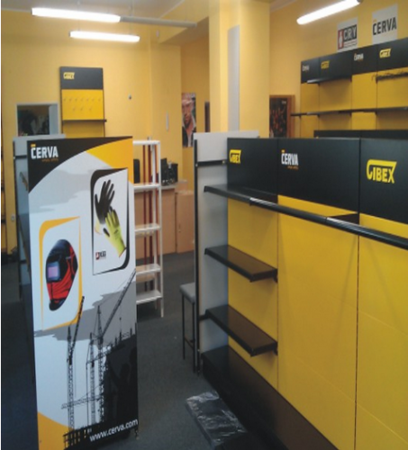 Komplexné zariadenie predajne